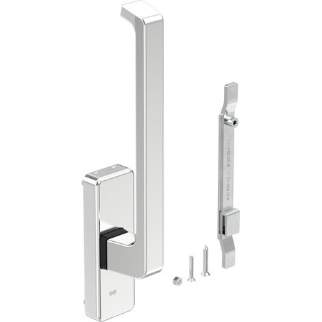 GU Getriebe-Drehgriff für Alu-Beschläge K-14712-00-R-1 mZ rechts silber (EV1)