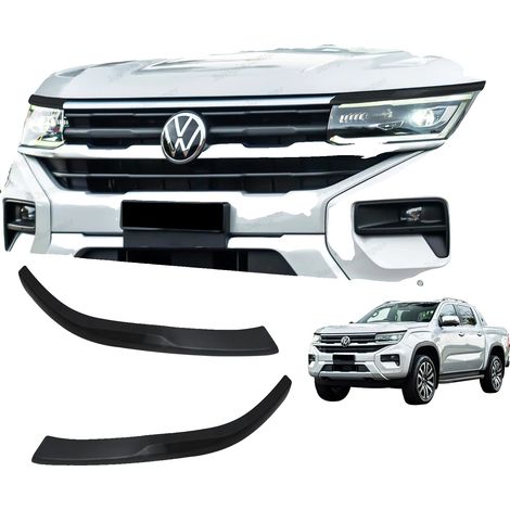 Cubiertas para faros delanteros, material ABS duradero, fácil instalación, cubierta para faros delanteros de 2 piezas (1/2)