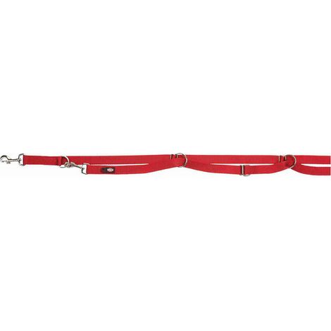 Guinzaglio regolabile per cane Trixie New Premium Rosso L/XL (1/4)