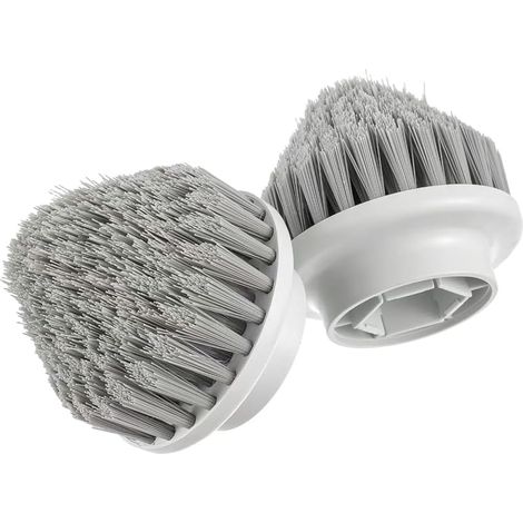 Lot de 2 brosses de Rechange Spin Power Scrubber, pour Accessoires de Nettoyage Synoshi, brosses de Nettoyage électriques, idéales pour Tous Les Coins et Les endroits Difficiles d'accès (1/5)