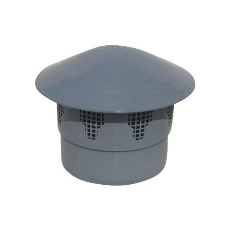 Chimenea de escape HT 50 para aguas residuales internas, color ceniza, Onnline