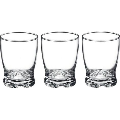Set de 3 vasos Madison transparentes