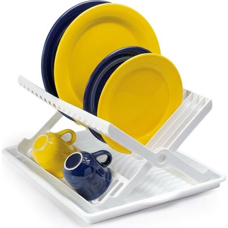 Scolapiatti Slim / Scolastoviglie Hemax Bianco (1/5)