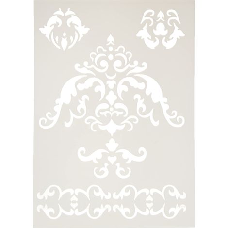 Efco 9320708 Pochoir décoratif 5 Motifs DIN A 5 21 x 15 x 1 cm (1/3)