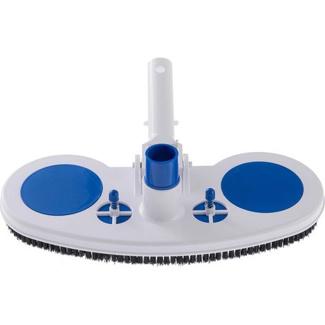 Tête d'aspirateur pour piscines hors sol et enterrées, brosses manuelles pour aspirateurs de feuilles de piscine avec valves d'air (1/4)