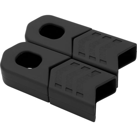 Lot de 4 protections de manivelle en silicone noir pour vélo DH FR AM XC (1/5)