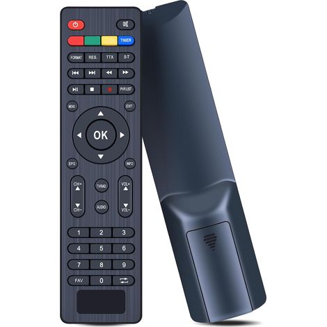 Télécommande de rechange compatible avec Fransat 441664/441667, pour TNTSAT 441639 441680, pour METRONIC 060664 (1/5)