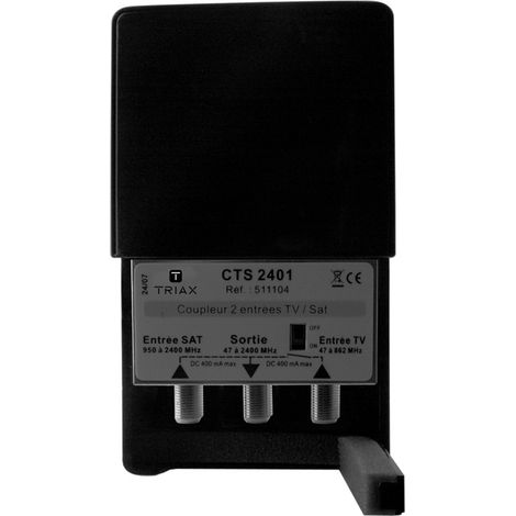 EPUISE SS STOCK - Coupleur 2 e ter/sat cts 2401 Triax