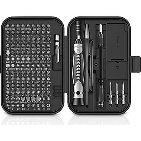 Kuptone 130-in-1 Präzisions-Bit-Set, Torx-Schraubendreher-Sets, Präzisions-Schraubendreher-Set, DIY Reparatur Werkzeug Set zur Befestigung von iPhone MacBook, Mini Schraubendreher Kit mit Etui (1/5)