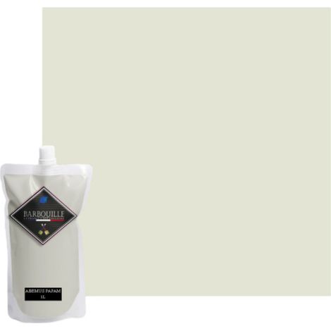 Pintura acrílica BARBOUILLE - Para paredes y techos - 1L - Blanco Abemus Papam