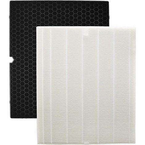 filtre HEPA 116130 de rechange pour purificateur d'air Winix 5500-2 et modèles AM80 (combinaison de filtres HEPA et à charbon). (1/5)