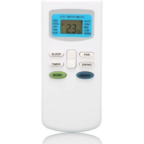 Télécommande Universelle de Climatiseur Compatible pour TCL, pour Dronic, pour Klimaire, pour Pioneer, pour Ciac, pour Airton, pour Dronic, pour Fujico, pour Universal Asia, pour Airmaste (1/5)