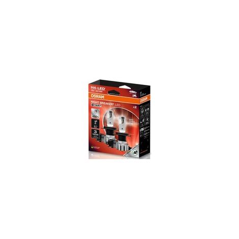 2x Ampoules LED H4 OSRAM NIGHT BREAKER® LED START 12V – 20/19W – Homologuées route – Garantie 3 ans – 64193DWNBST-2HB (1/5)