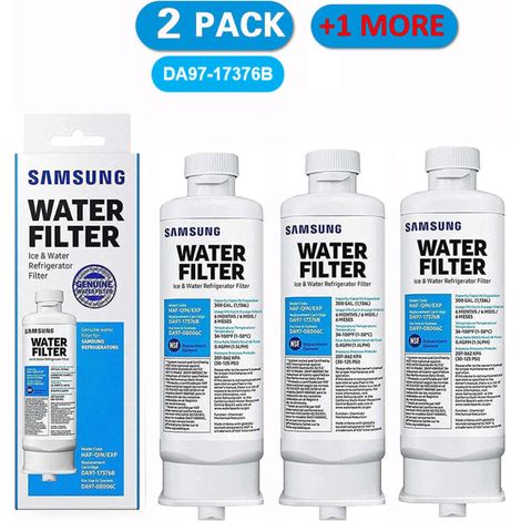 Pack Replacement Refrigerator Water Filters for Samsung DA97-17376B DA97-08006C HAF-QIN HAF-QIN/EXP (1/4)