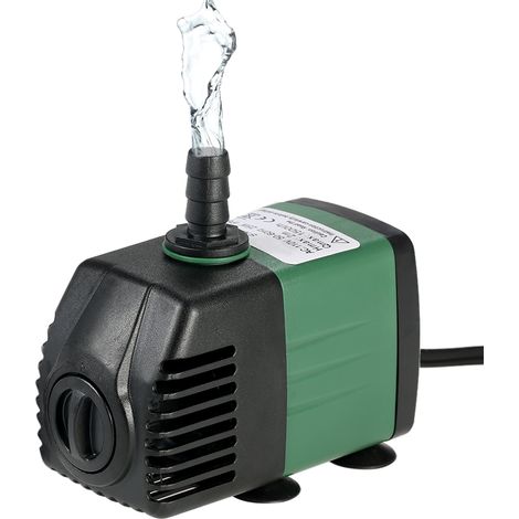 Pompe à eau submersible 1500L/H 25W pour fontaines de table d'aquarium, jardins d'eau d'étang et systèmes hydroponiques avec 2 buses AC220-240V (1/5)