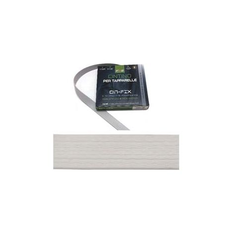 CINTINO PVC PER AVVOLGIBILI BIANCO IN MATASSINE- - mt.7,5x mm.22h. in matassima - 1 matassa