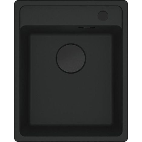 Franke Einbaubecken Maris MRG 610-37 A Fragranit Black Matt - Black Collection Excenterbedienung (1/3)
