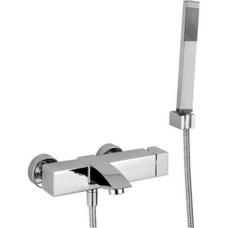 Paffoni Level - Mitigeur de baignoire avec accessoires, chrome LEC026CR (1/2)