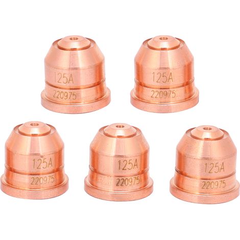5 pièces 220975 buse plasma torche de coupe électrode pointe tête pulvérisation accessoires (1/5)