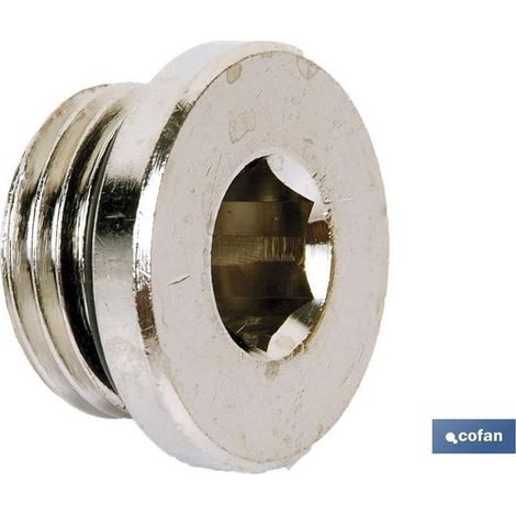 Bouchon Allen, filetage mâle, à fermeture conique, acier au carbone, 250 bar, -40/150 °C