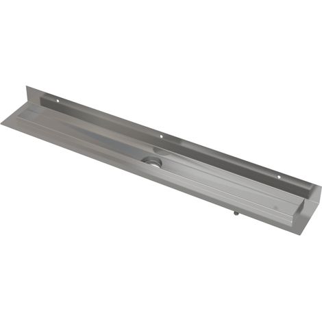 Alca - Duschwanne Modular Wall 75 cm, Edelstahl APZ23-750 (1/2)