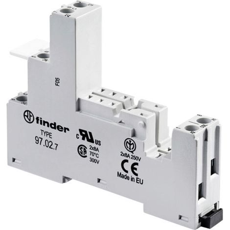 Finder 97.02.7 Relaissockel (L x B x H) 64.9 x 15.8 x 82.9 mm 1 St.