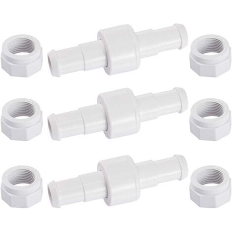 BARKBUSTERS D20 Lot de 3 Raccords Rotatifs pour Tuyau D'arrosage avec 6 Embouts D15 Compatibles avec Zodiac Polaris 180 280 380 Robot Nettoyeur Piscine (1/4)