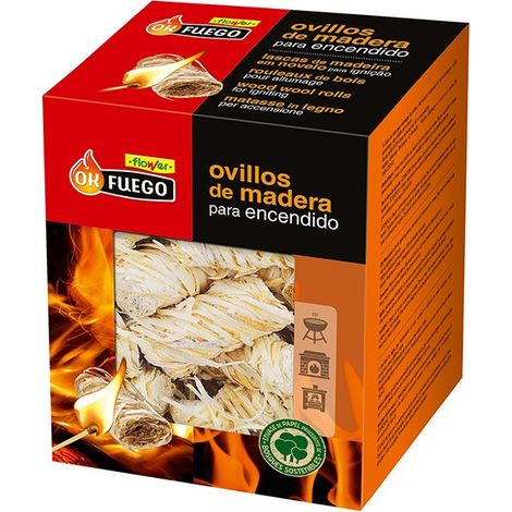 GOMITOLO LEGNO ACCENSIONE 24 PZ