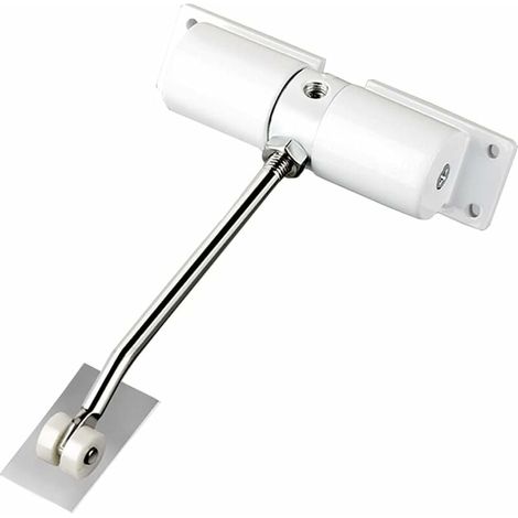 Chiudiporta automatico, Chiudiporta automatico, Chiudiporta senza punzonatura, Chiudiporta a molla da 800 g, Chiudiporta con sensore per ufficio domestico, 2 pezzi (1/4)