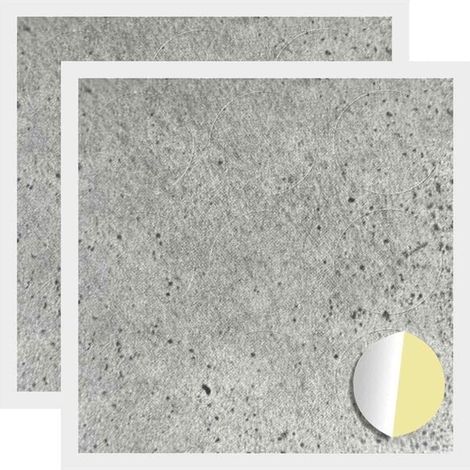 Bouchons à vis auto-adhésifs, lot de 2, gris ciment, diamètre 20 mm x épaisseur 0,5 mm