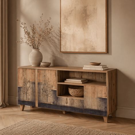 Sideboard Marina Mila Atlantisches Kiefernholz Melamin 160x76x45
