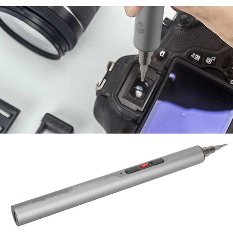 Kit de mini tournevis électriques : tournevis électriques de précision adaptés aux lunettes, montres, appareils photo, ordinateurs portables, drones, jouets, smartphones, produits électroniques, PS4, (1/5)