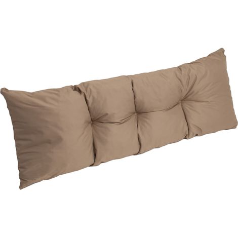Coussin pour palettes 120 x 40cm, coussins canapé, coussin de jardin, coussin de sol/ coussin palette in-extérieur Beige, SETGARDEN (1/4)