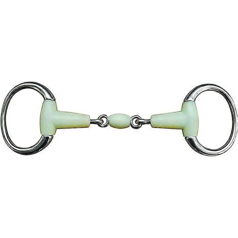 Einfaches Pferdegebiss, Edelstahl-Freiringgebiss, Freigelenkgebiss für Dressur und Reiten (1/5)
