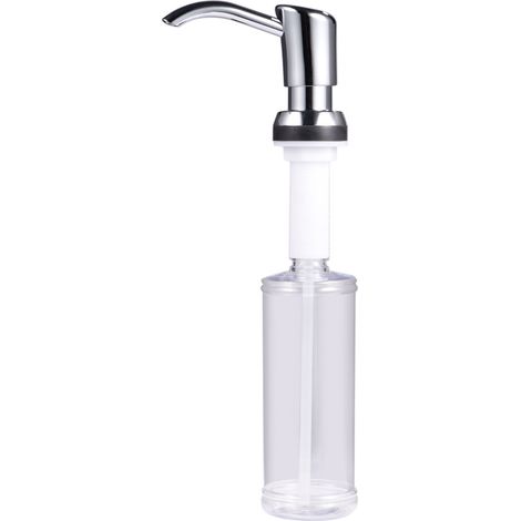 Flüssigseifenspender (320 ml) für Bad, Küche, Waschbecken und Arbeitsplatte. Einfach zu bedienende Seifenpumpe. (1/5)
