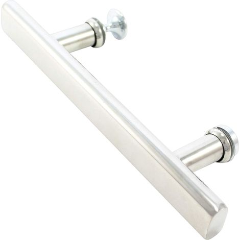 Poignée de porte de douche en acier inoxydable, 140 mm, espacement des trous 14 cm (1/3)