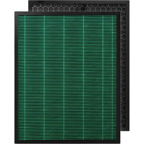 Filtre HEPA à charbon actif de rechange, compatible avec le purificateur d'air Coway AirMega 150 AP-1019C. (1/4)