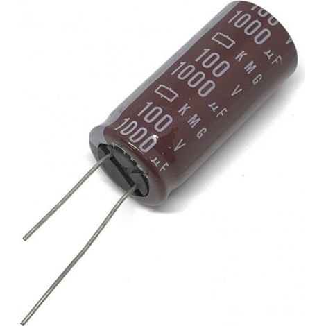 Condensador Electrolitico 1000uF 100Vdc Medidas 18x40mm Radial