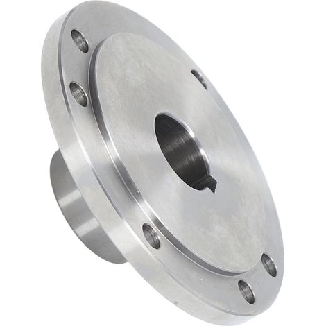 Bride de tour de 125 mm, bride de connexion de mandrin en acier à haute teneur en manganèse, convient pour K11-125, K12-125, K72-125, 20 mm/0,8 pouce. (1/5)