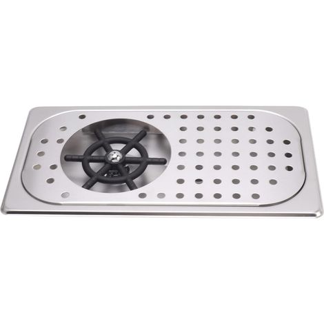 Rinceuse De Pichets, Rince-Verre En Acier Inoxydable Pour évier De Cuisine Avec Pulvérisateur, égouttoir Et Plateau D'égouttage, Nettoyeur De Tasses à Haute Pression Pour Bar (Inox Couleur A) (1/5)