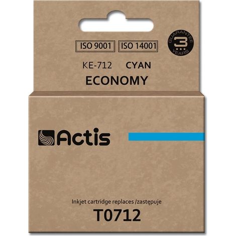 Actis KE-712 ink (replacement for Epson T0712/T0892/T1002 Standard 13.5 ml cyan)