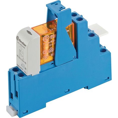 Módulo relé Finder 48.61 16A 24V con LED integrada