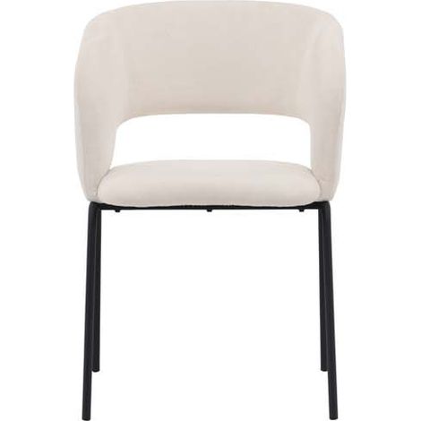 Day chaise de salle à manger avec accoudoirs offwhite (1/5)