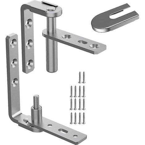 Charnières de porte de café, ferrures pour portes battantes, charnières de porte de saloon pour portes battantes, ferrures pour portes battantes Silver-Perfet (1/5)