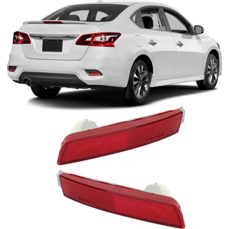 Set mit linken/rechten hinteren Stoßstangenspiegeln für Nissan Sentra 2013-2019 und Infiniti QX70 Base 2014-2017. (1/5)