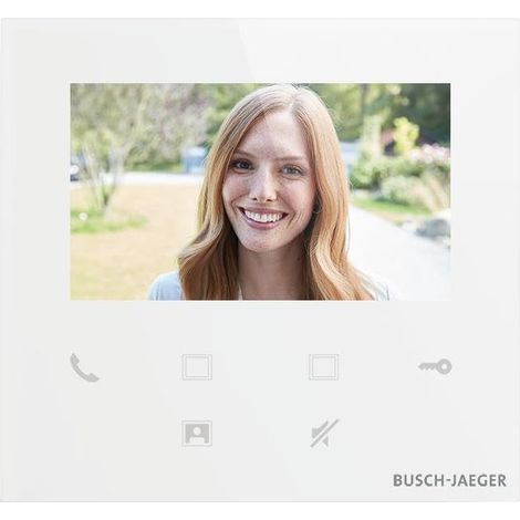 Busch-Jaeger Interfono Vídeo Conectado Blanco 4.3 pulgadas