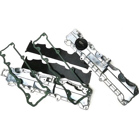 Ensemble de couvercle de chambre de soupape d'admission et d'échappement en aluminium pour moteur automobile 206/207/307 pour C2/C3/C4 02-- (1/4)