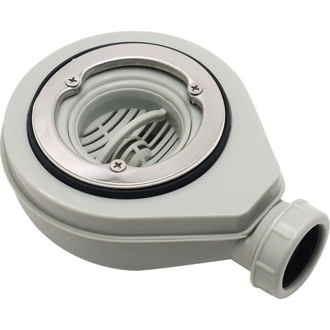 Bonde horizontale sans capot Ø90 DONA pour receveurs de douche (1/2)