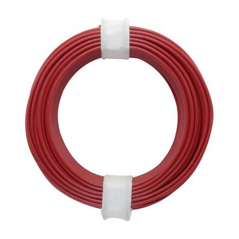 Donau Elektronik 105-0 Fil de câblage 1 x 0.20 mm² rouge 10 m W737211