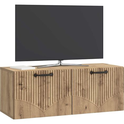 Maison Exclusive - Mobile Porta TV da Muro Rovere Artigianale 78,5 x 31 x 30 cm (1/5)